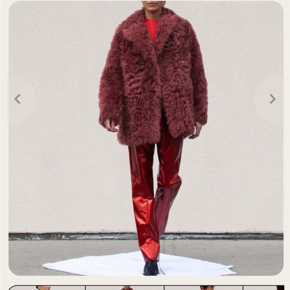 Sies Marjan Shearling Coat - Picture 4 of 6